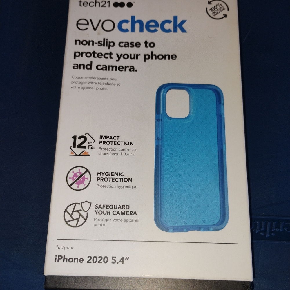 Tech21 Blue Protective Case for iPhone 2020 5.4"